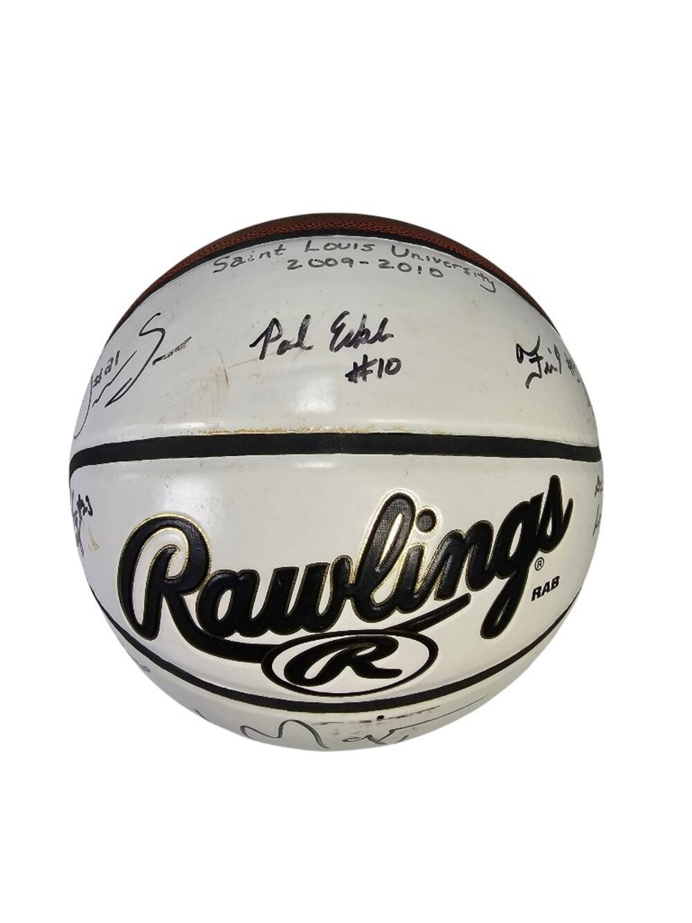 Rawlings Basketball Signed By St. Louis Billikens 2009-2010 Team Players Auto